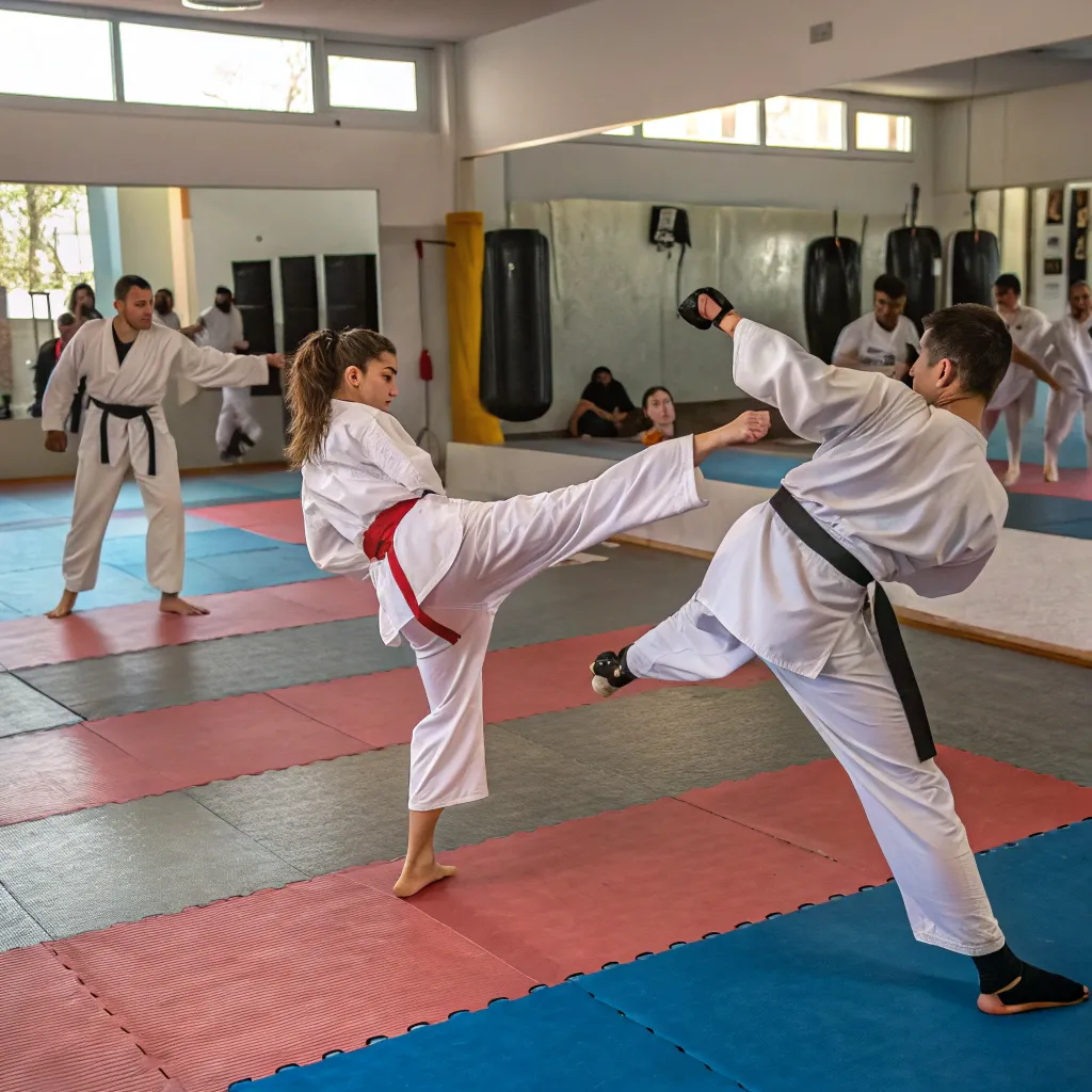 Martial Arts Class in Action